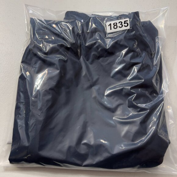 Nike Navy Blue Track Pants with White & Gray Panels Men’s Large - Picture 10 of 12